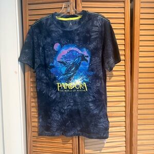 Disney Pandora World of Avatar Tie Dye Top Tulkun Whale Graphic T-Shirt XS NWT